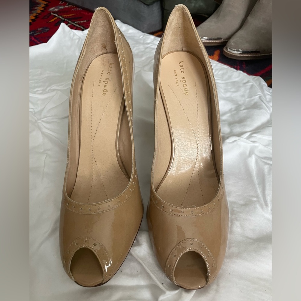Kate Spade open toed high heels
